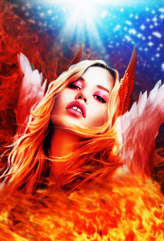 Phoenix girl on fire. - Герман 