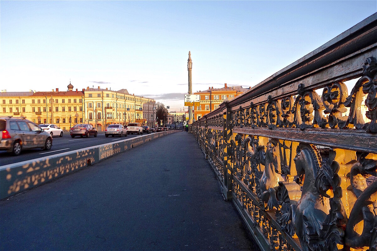 на Благовещенском мосту закат - Елена 