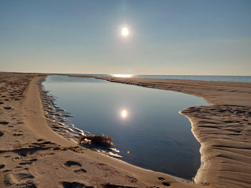 На закате. 2 солнца на море :) - Красоты Балтики