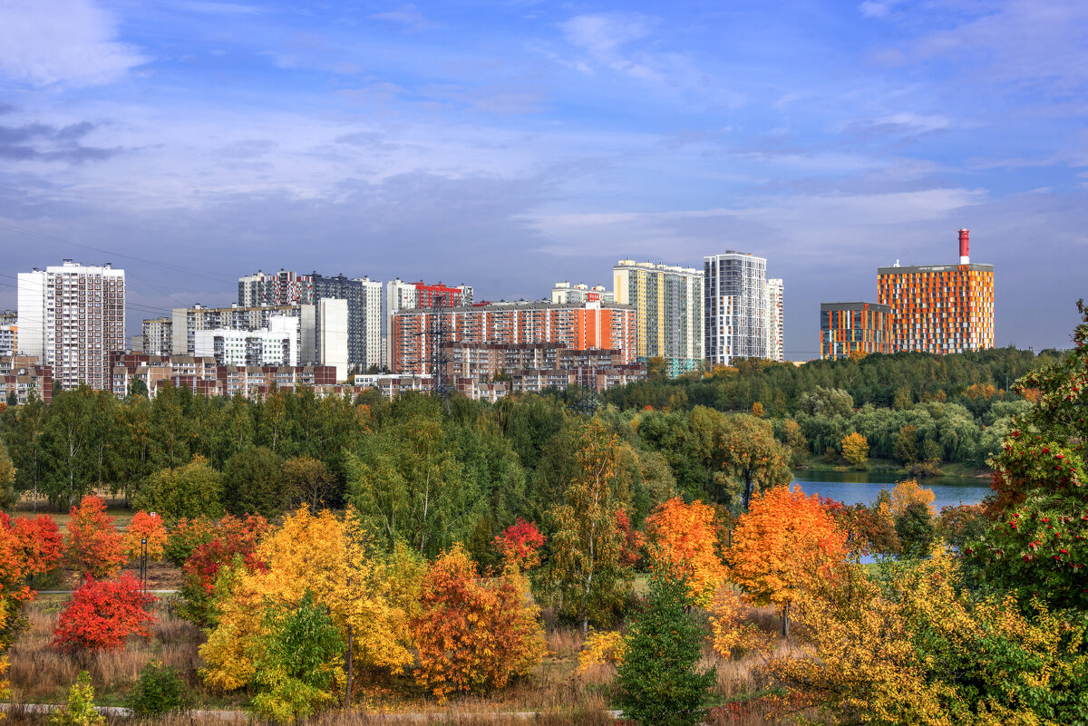 Осень в городе. - Владимир Безбородов