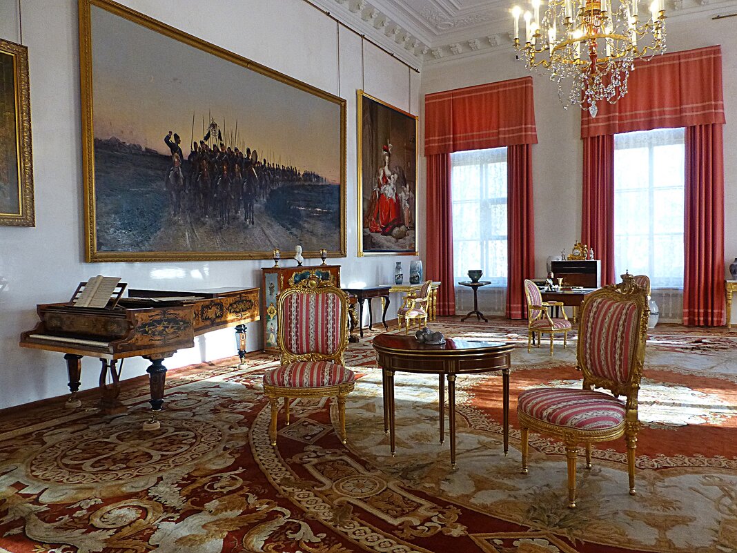 Интерьер Угловой гостиной Александровского дворца - Лидия Бусурина Интерьер Угловой гостиной Александровского дворца - Лидия Бусурина