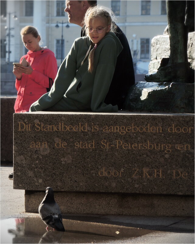 этюд с городской птичкой - sv.kaschuk 