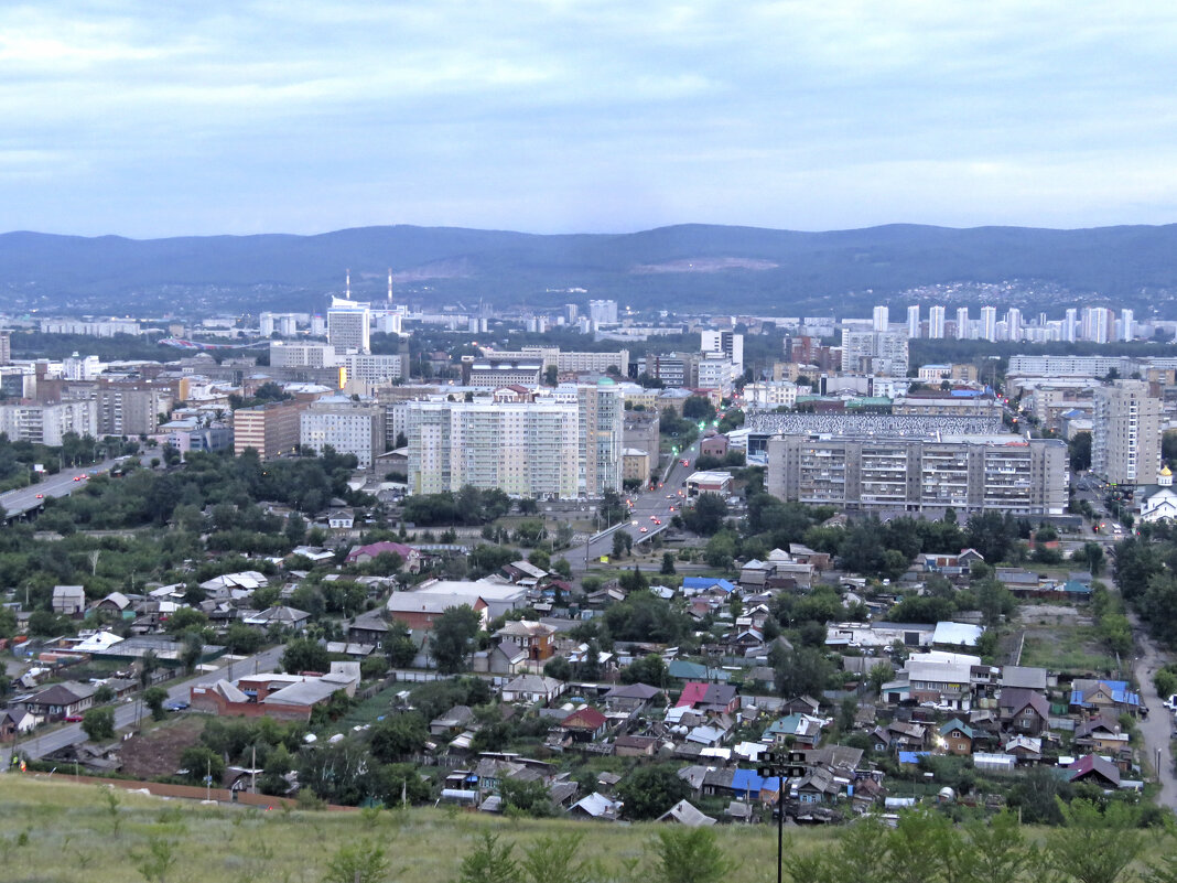 вид на Красноярск - ИРЭН@ .