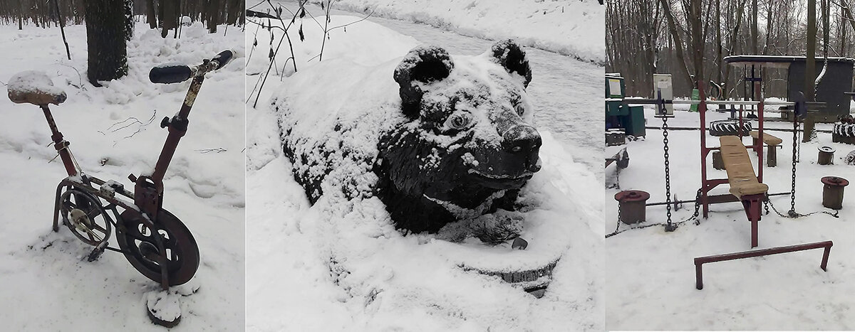 Спортзал в лесопарке Кузьминки-Люблино - Тамара Жарова 