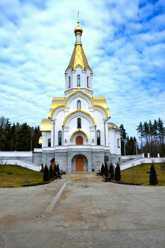 Храм в Катыни. - Милешкин Владимир Алексеевич Храм в Катыни. - Милешкин Владимир Алексеевич