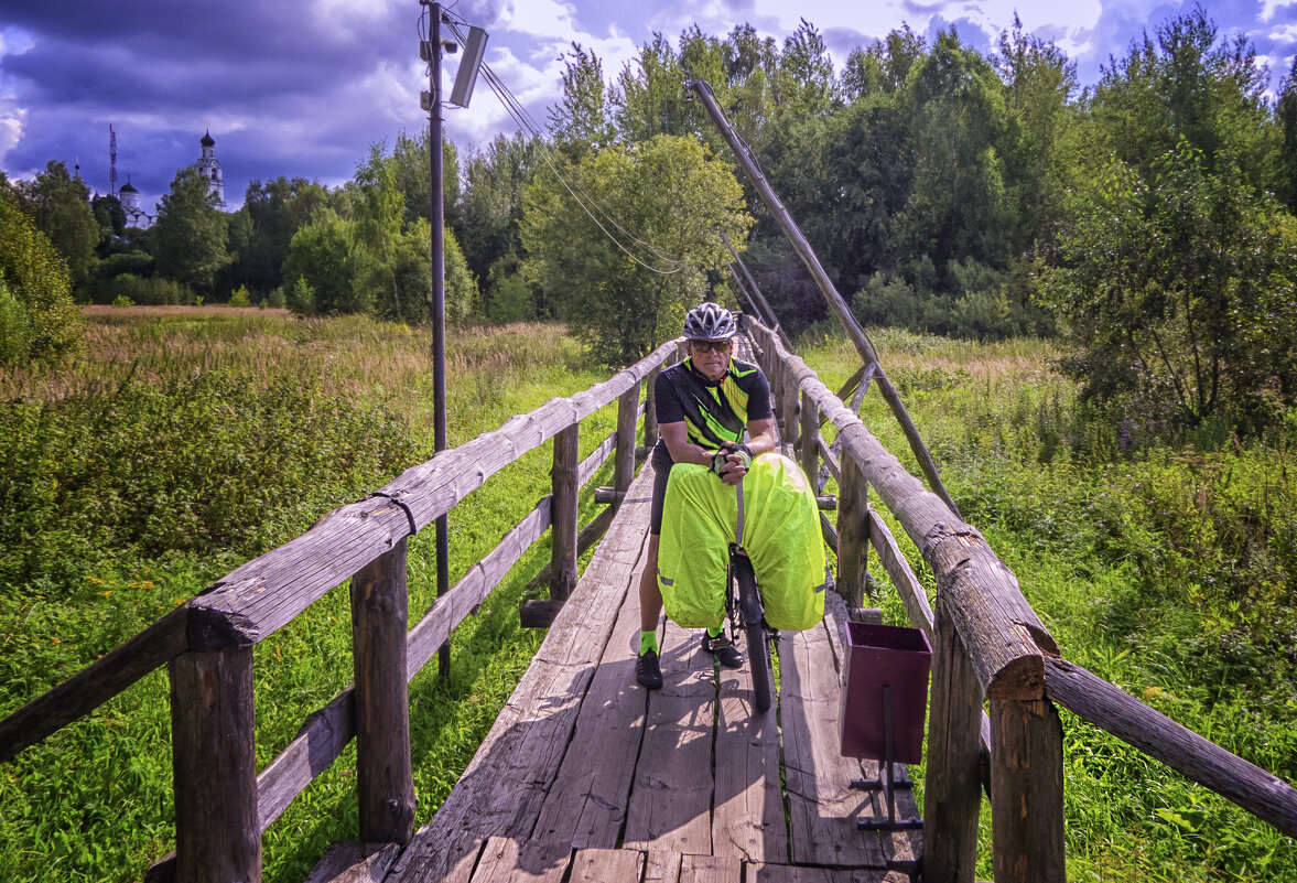 г. Киржач. На пешеходном мосту - Сергей Цветков