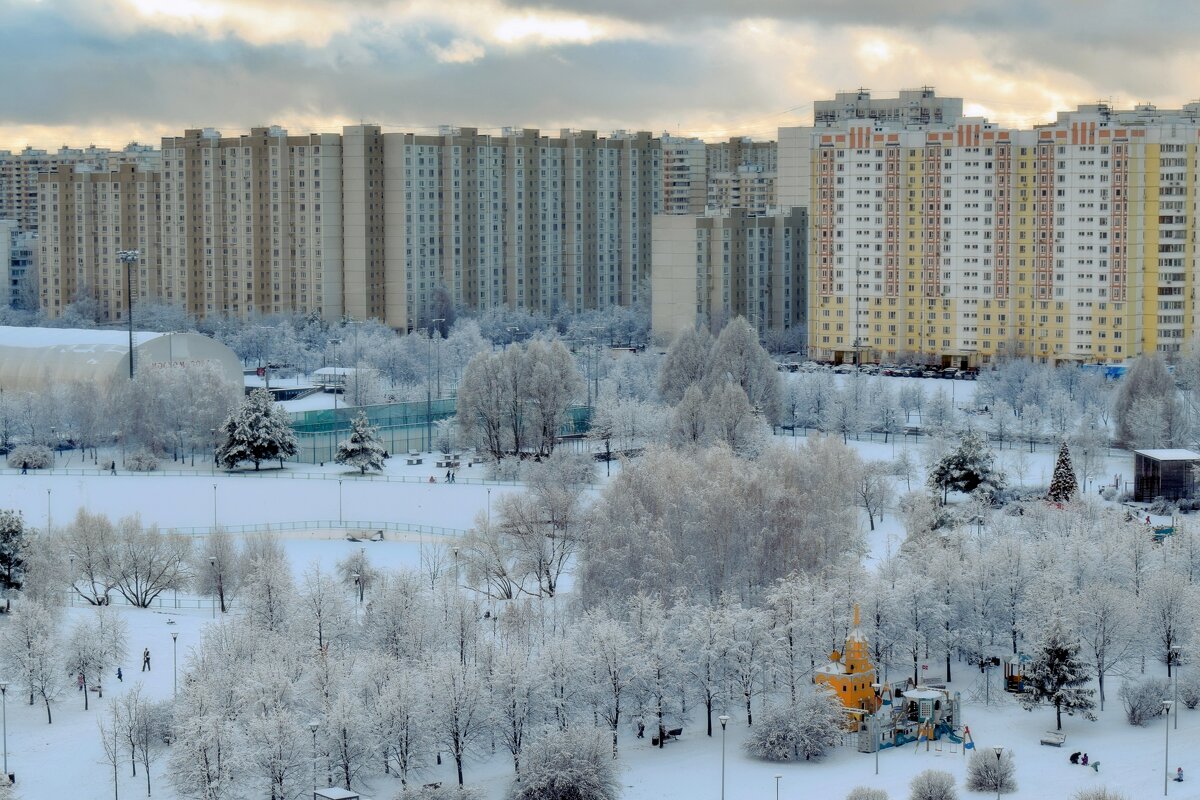Прошлогодний вид с балкона. - Татьяна Помогалова