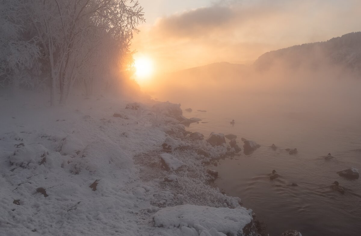 Енисейский закат - Марина Фомина.