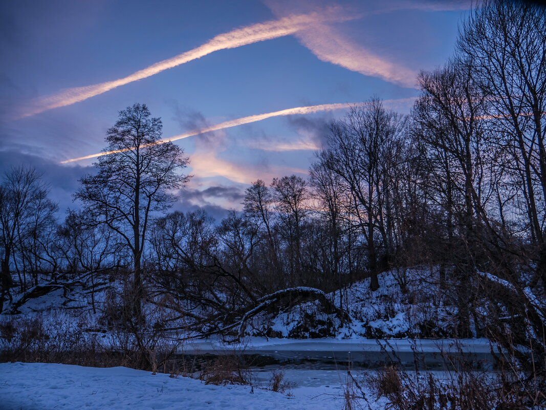 Зимний вечер и химтрейлы - Наталья Rosenwasser