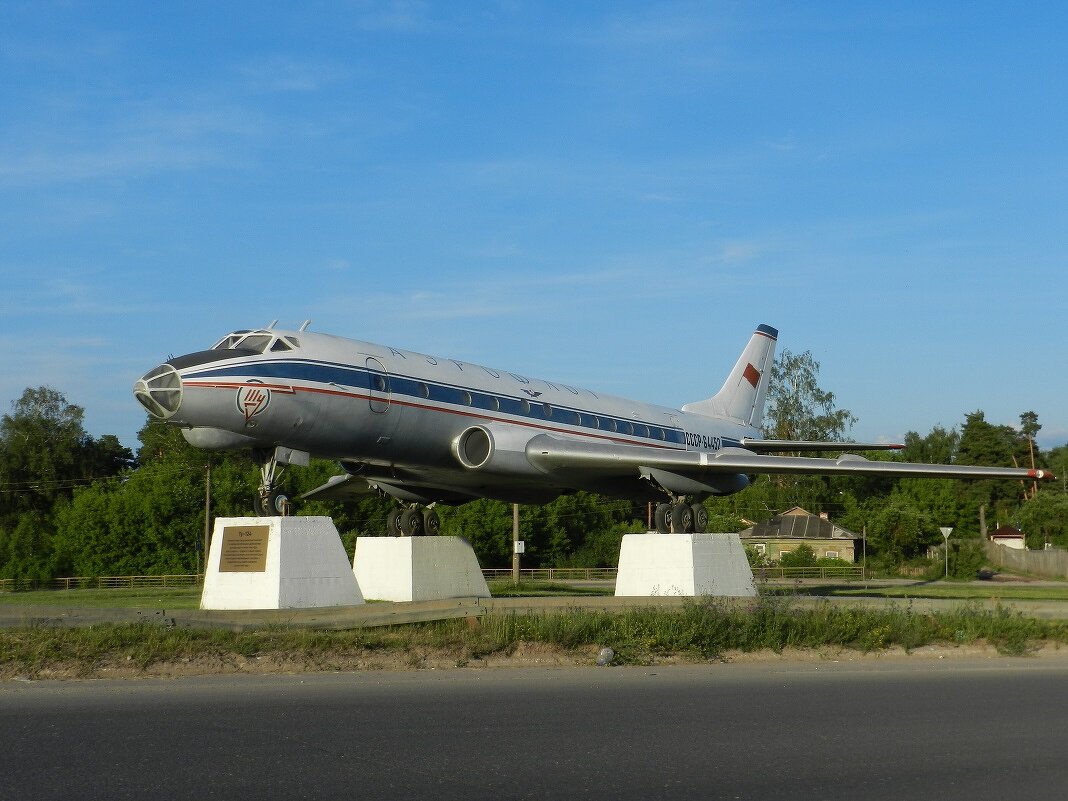 Самолёт Ту-124 (Кимры, Тверская область) - Александр Кольцов