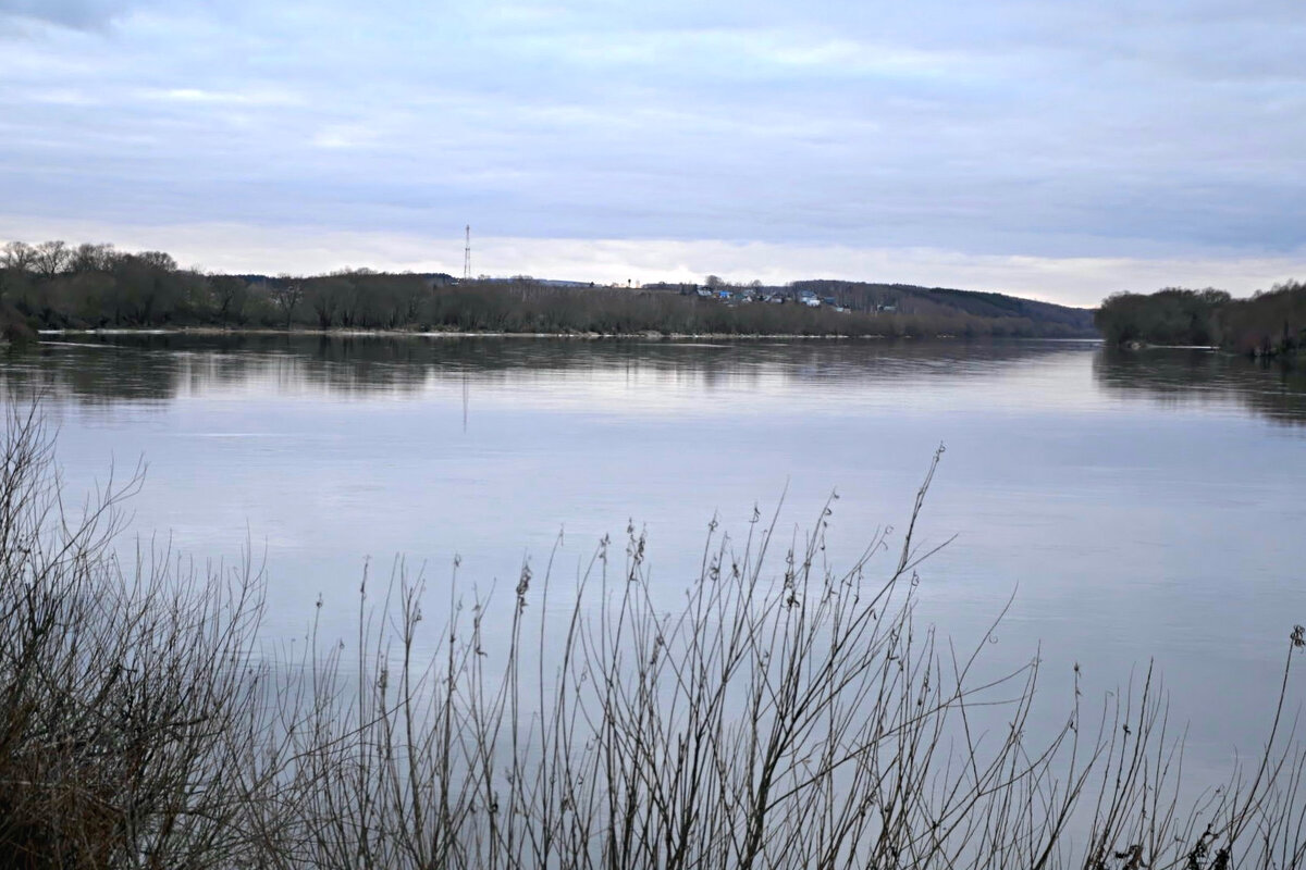 На Оке в феврале. - Михаил Столяров