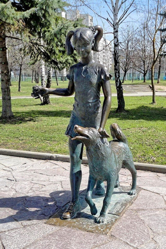 Жанровая скульптура "Друзья" - Валерий Судачок