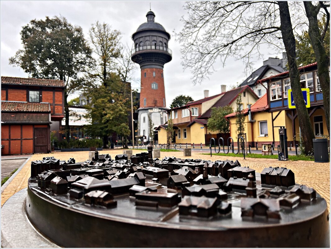 Тактильная карта центра Зеленоградска. - Валерия Комова Тактильная карта центра Зеленоградска. - Валерия Комова