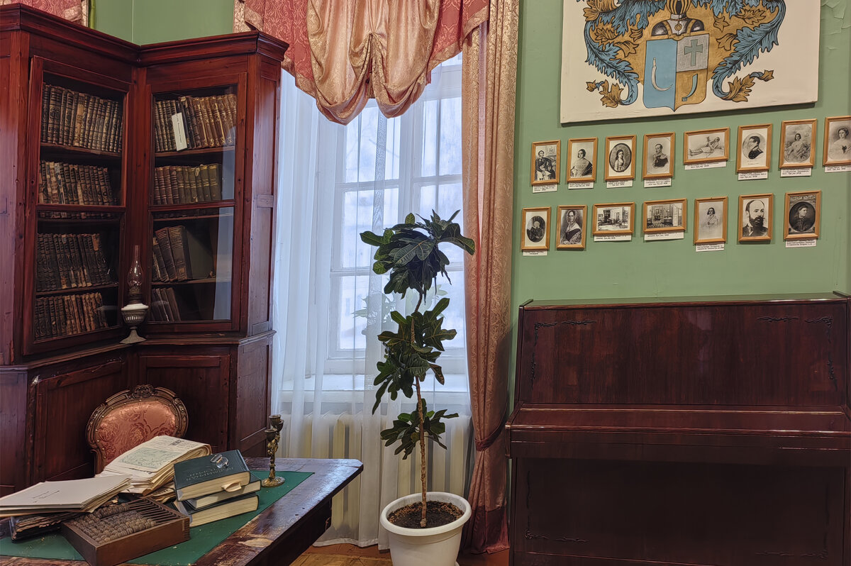 Мышкин. Особняк Т.В. Чистова. В библиотеке Опочинина - Gen Мышкин. Особняк Т.В. Чистова. В библиотеке Опочинина - Gen