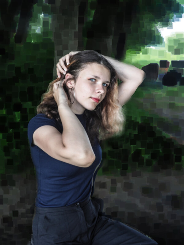 Пленэр. Портрет под липами - Евгений 