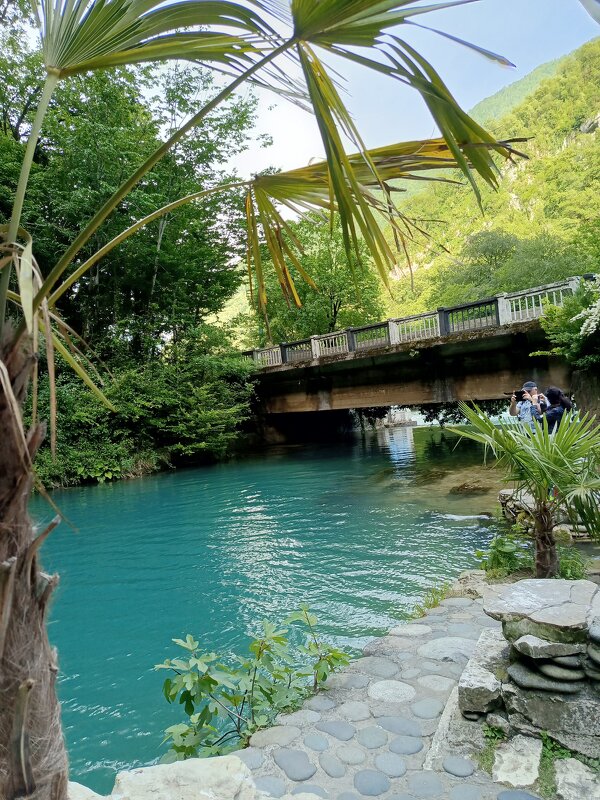 Голубое озеро, мост - Татьяна Пальчикова Голубое озеро, мост - Татьяна Пальчикова