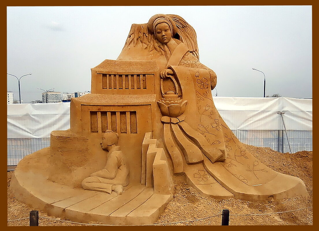Чемпионат мира по скульптуре из песка в Москве. 2013 год - Ольга Довженко Чемпионат мира по скульптуре из песка в Москве. 2013 год - Ольга Довженко