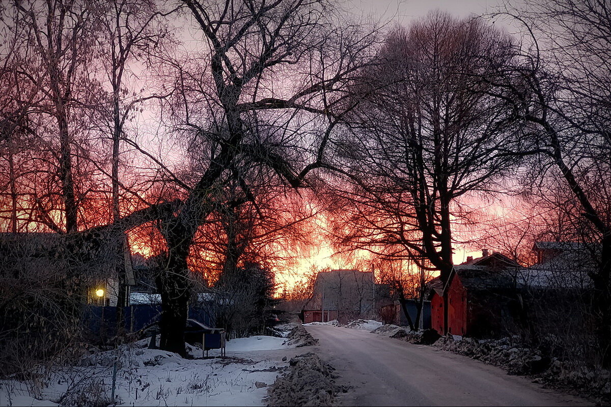 Закат с моей улицы... - Владимир Шошин
