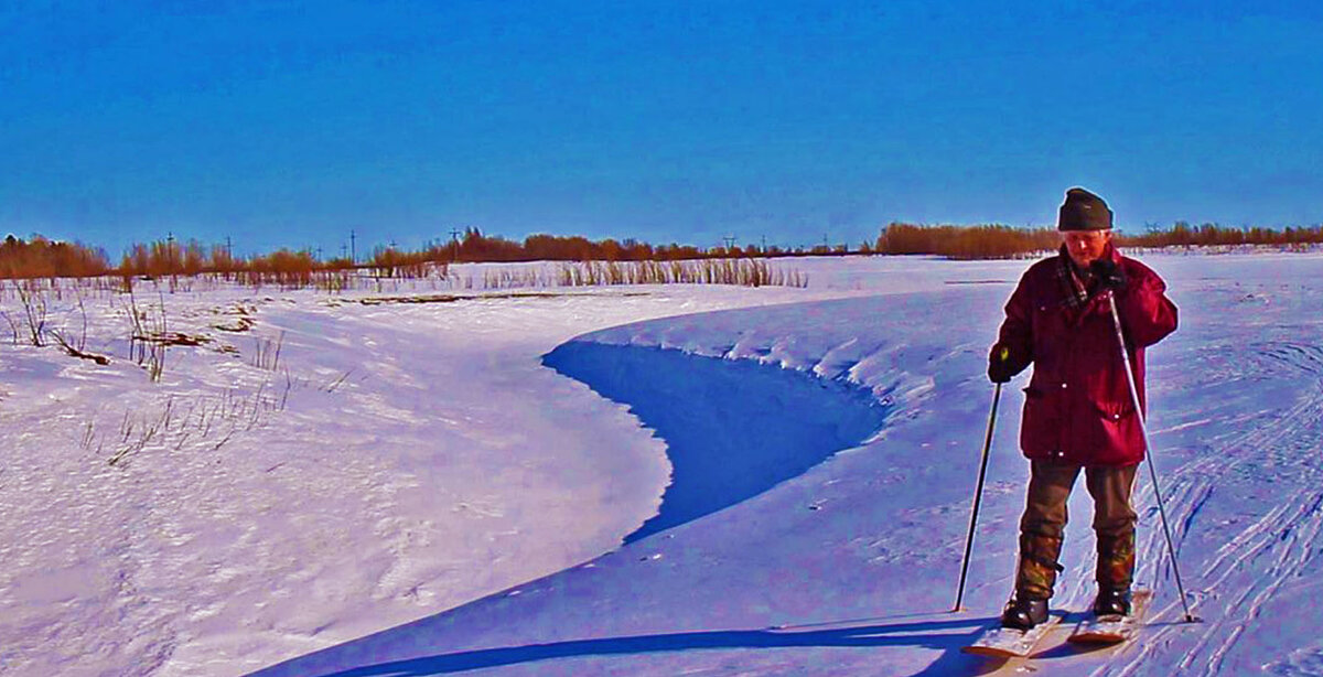 Март...У речного обрыва Юганской Оби! - Владимир 