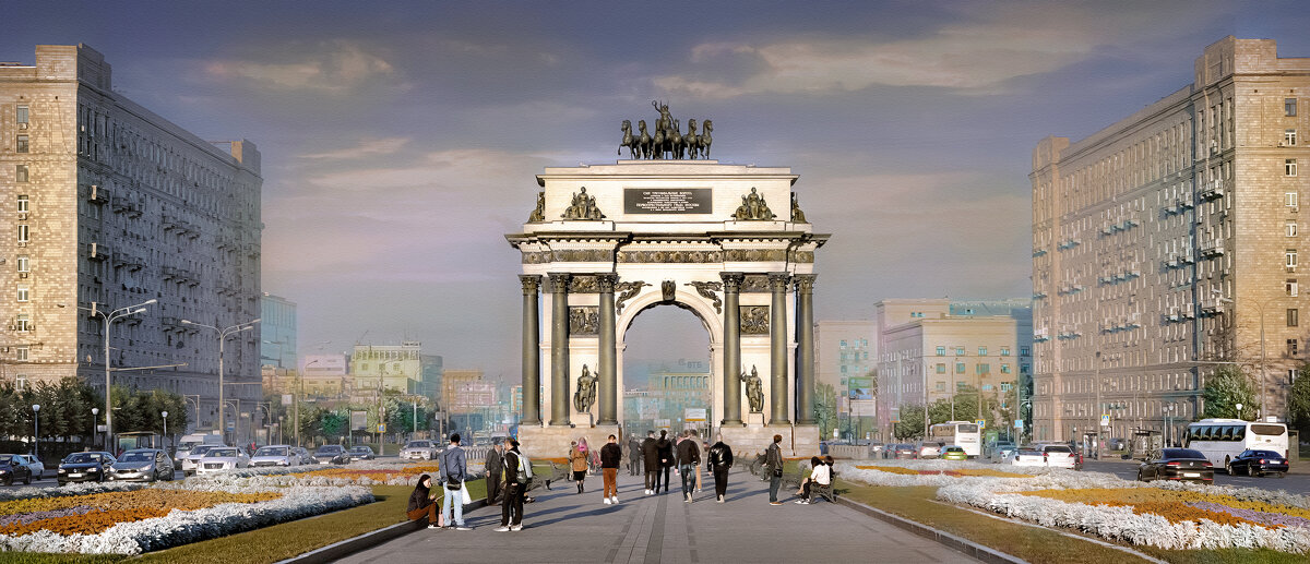 Москва. Кутузовский проспект. Триумфальная арка. - В и т а л и й .... Л а б з о'в Москва. Кутузовский проспект. Триумфальная арка. - В и т а л и й .... Л а б з о'в