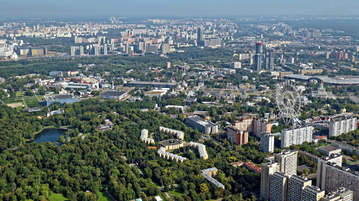 Москва с высоты птичьего полёта - Валерий Судачок