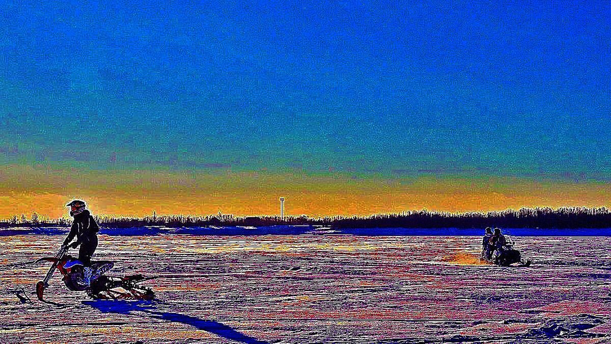 Январь...Гонки на льду! - Владимир 