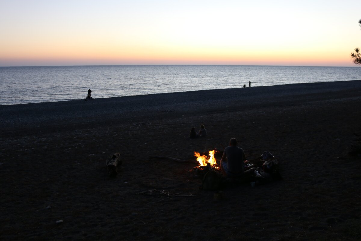 Вечер на берегу - Ольга 