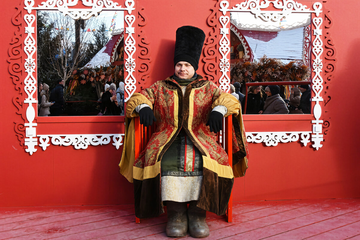 Масленица на Манежной площади в Москве 2025г. Боярин. - Наташа *****