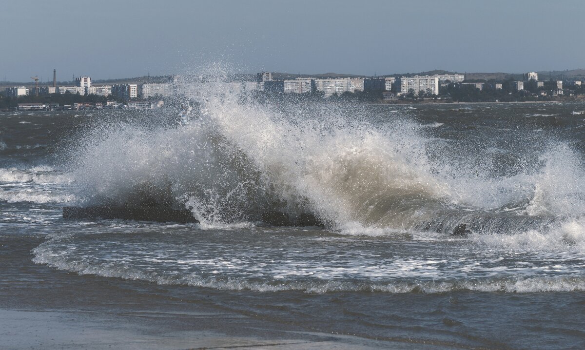 Моменты осеннего шторма. - Анатолий Щербак