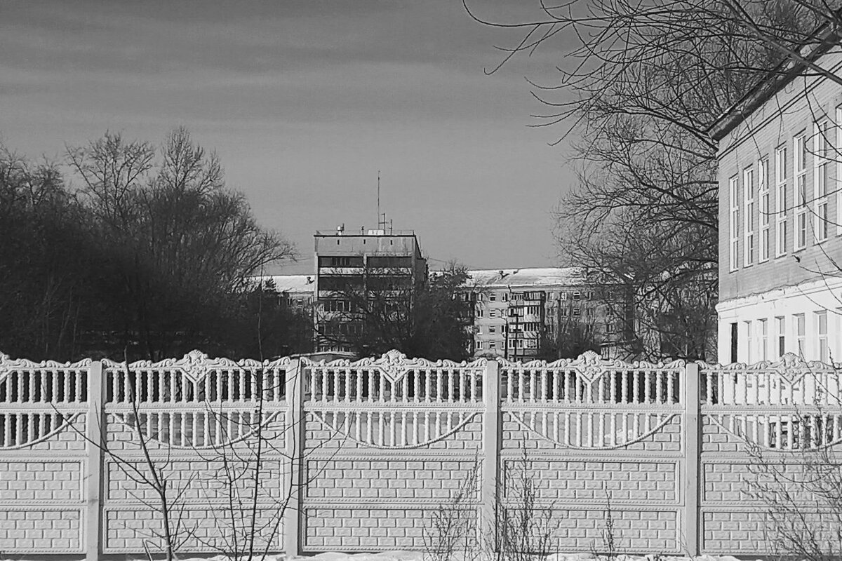 Жилой дом за забором. - Игорь Солдаткин