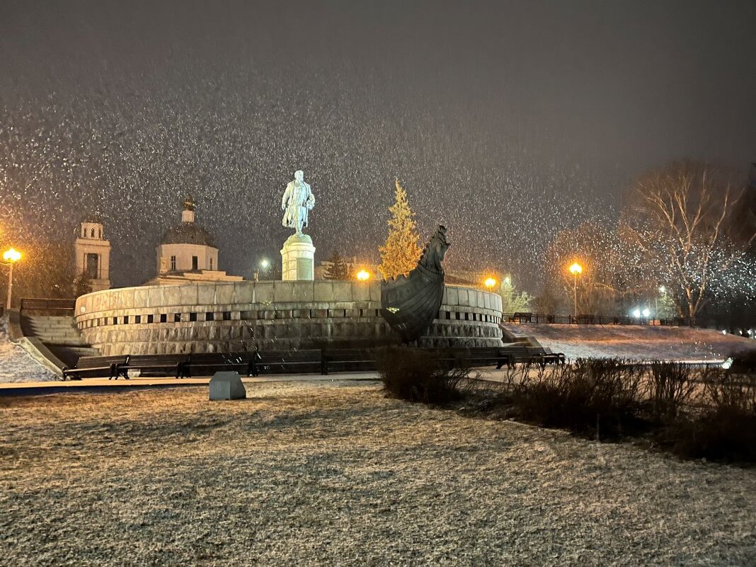 ***снежный вечер*** - Olga Oskolkova
