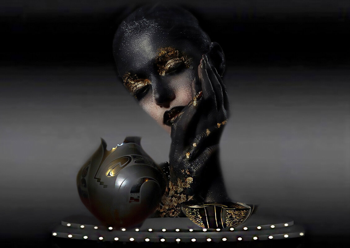 Черное  на  черном - Е.М. ***