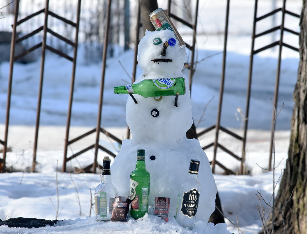 современный снеговик. - Алексей . современный снеговик. - Алексей .