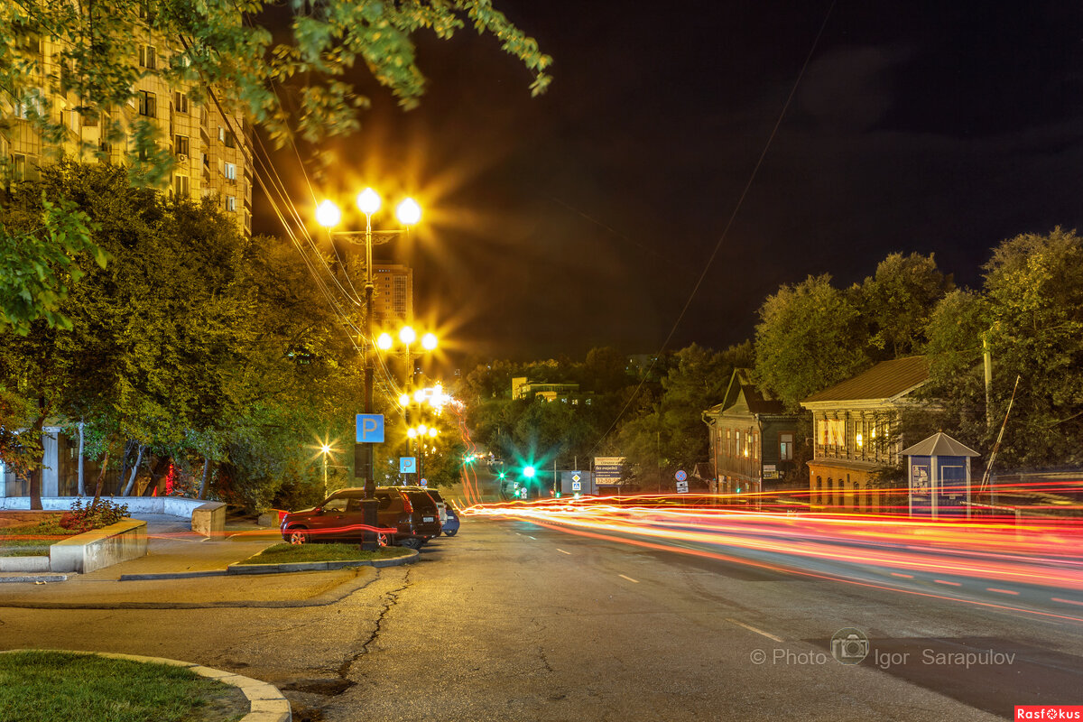 Улица Запарина ночью - Игорь Сарапулов Улица Запарина ночью - Игорь Сарапулов