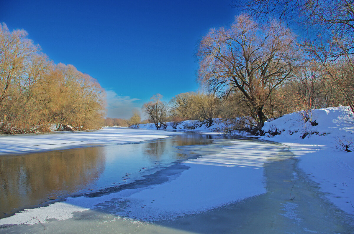Весенняя Десна возле Чашина кургана - Евгений Весенняя Десна возле Чашина кургана - Евгений