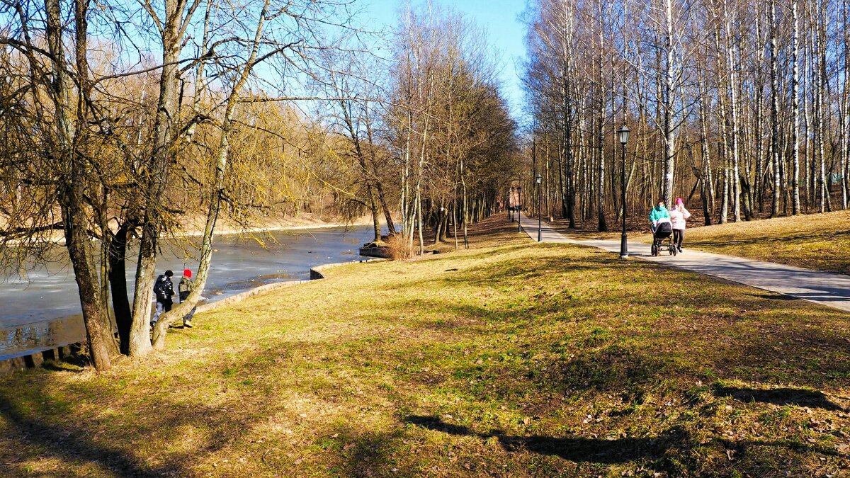 Весенний парк - Милешкин Владимир Алексеевич 