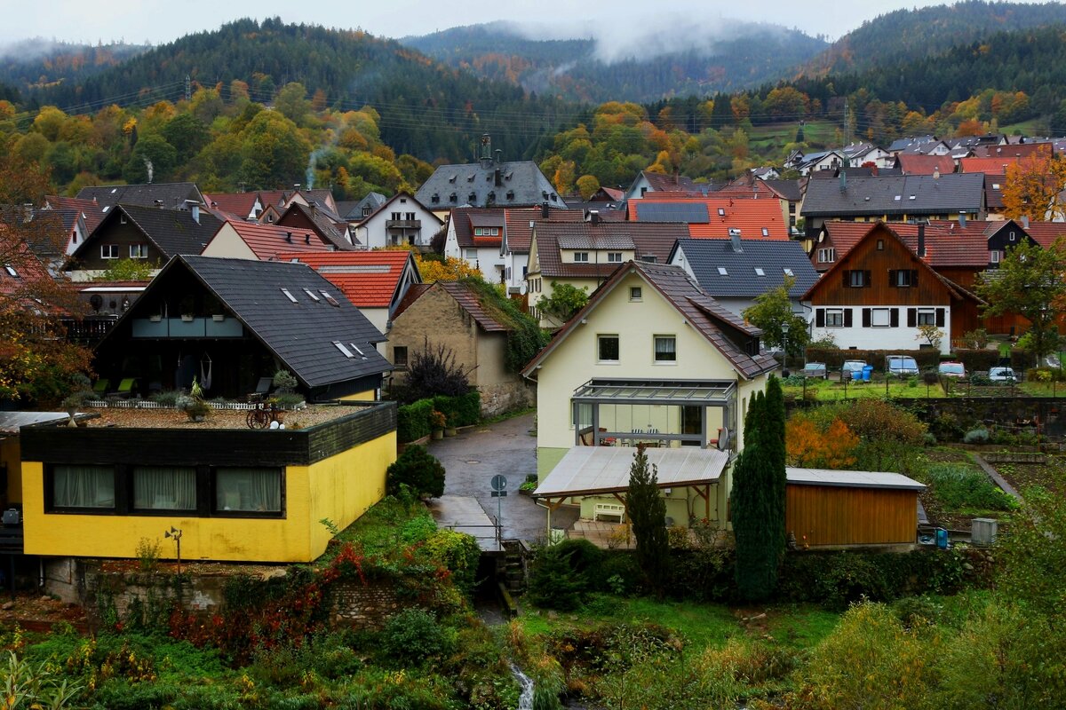 Деревушка в Шварцвальде - Юрий. Шмаков Деревушка в Шварцвальде - Юрий. Шмаков