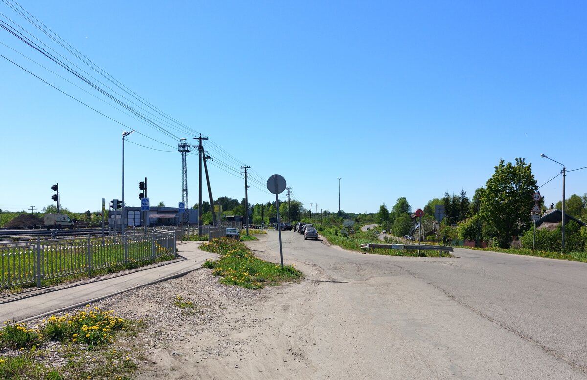 ж/д переезд, г.Дно - Артем 