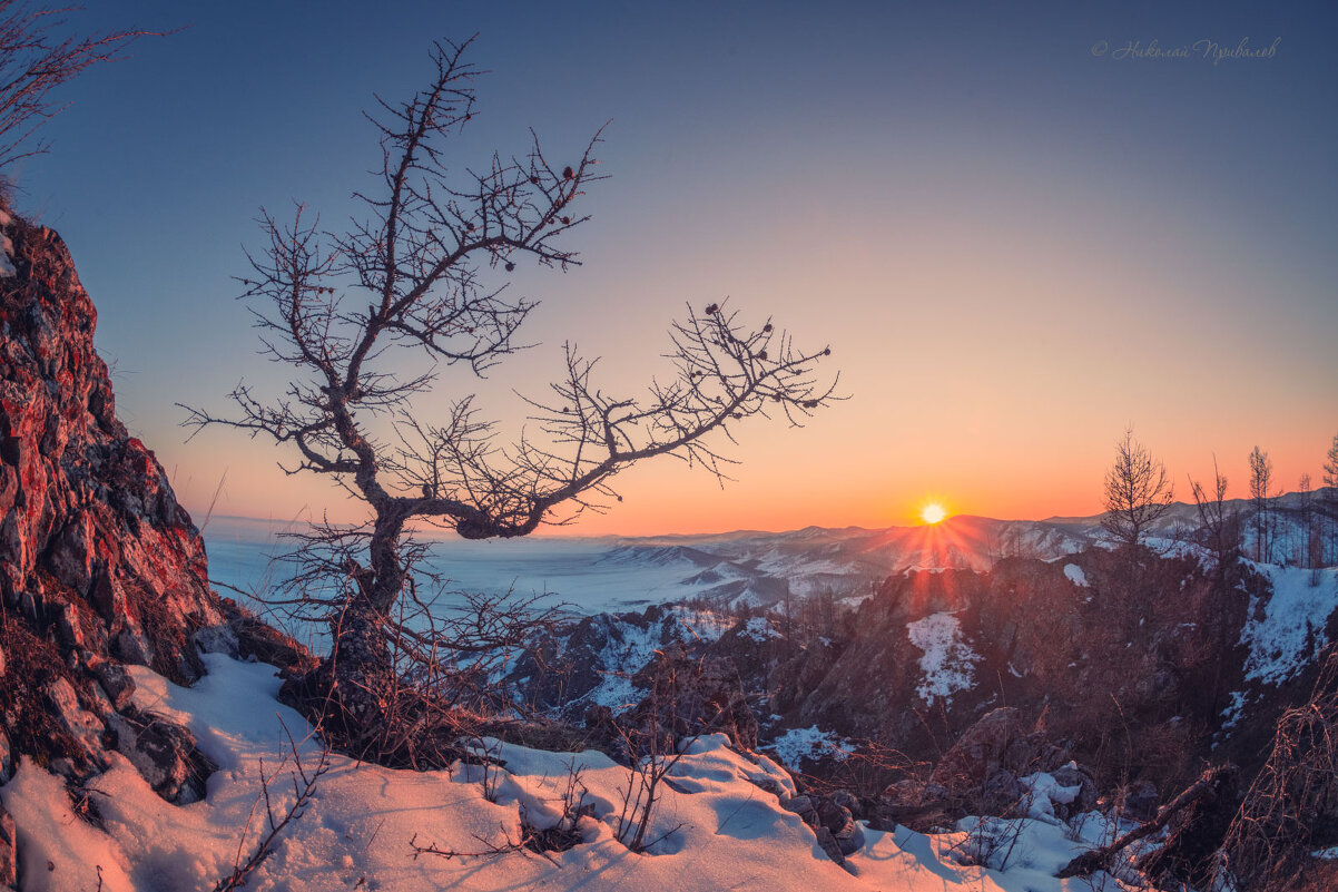 Хакасия. Закат на Амоге. - Николай Привалов Хакасия. Закат на Амоге. - Николай Привалов