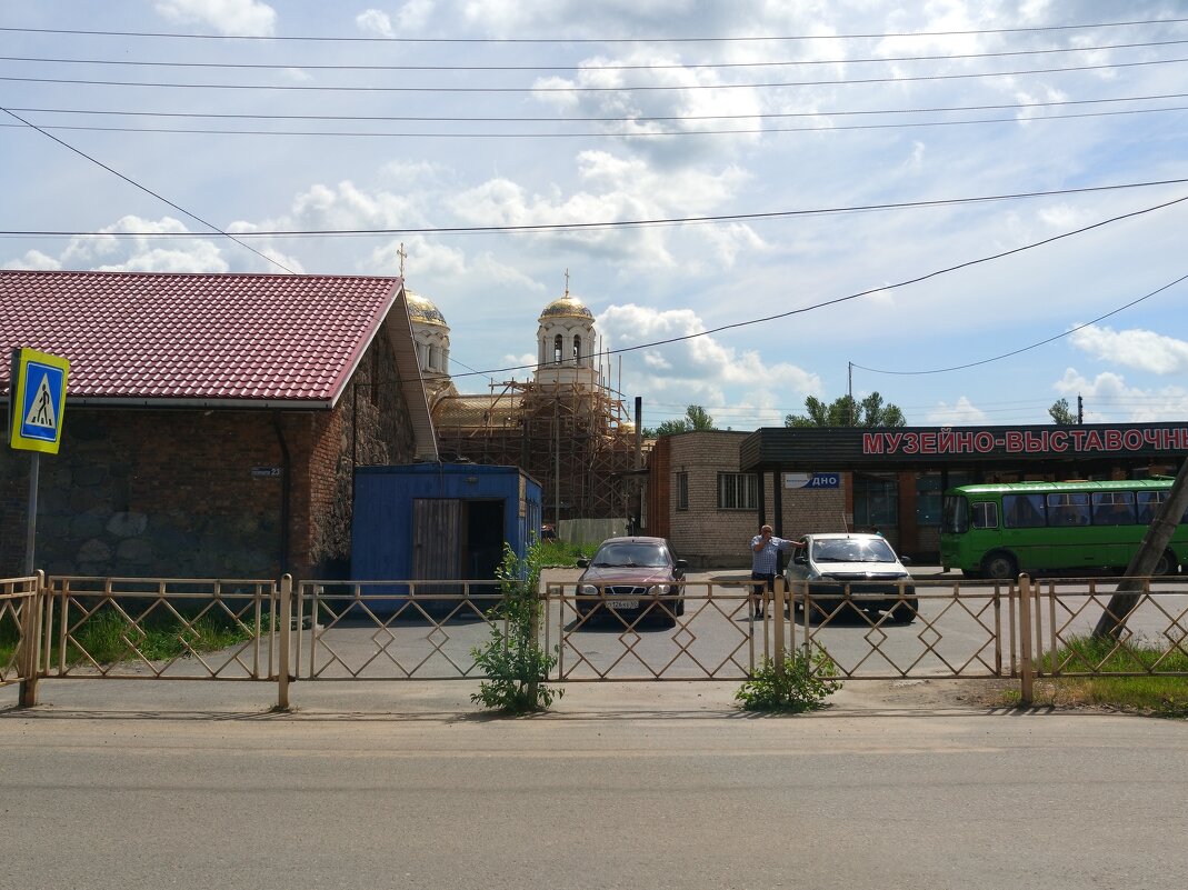 Строящаяся церковь в г.Дно - Артем Строящаяся церковь в г.Дно - Артем