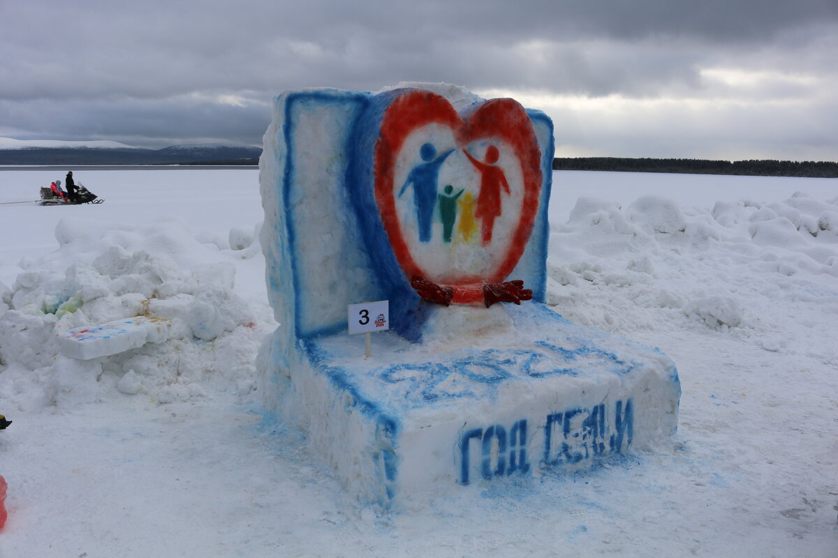 На фестивале снежных скульптур - Ольга 
