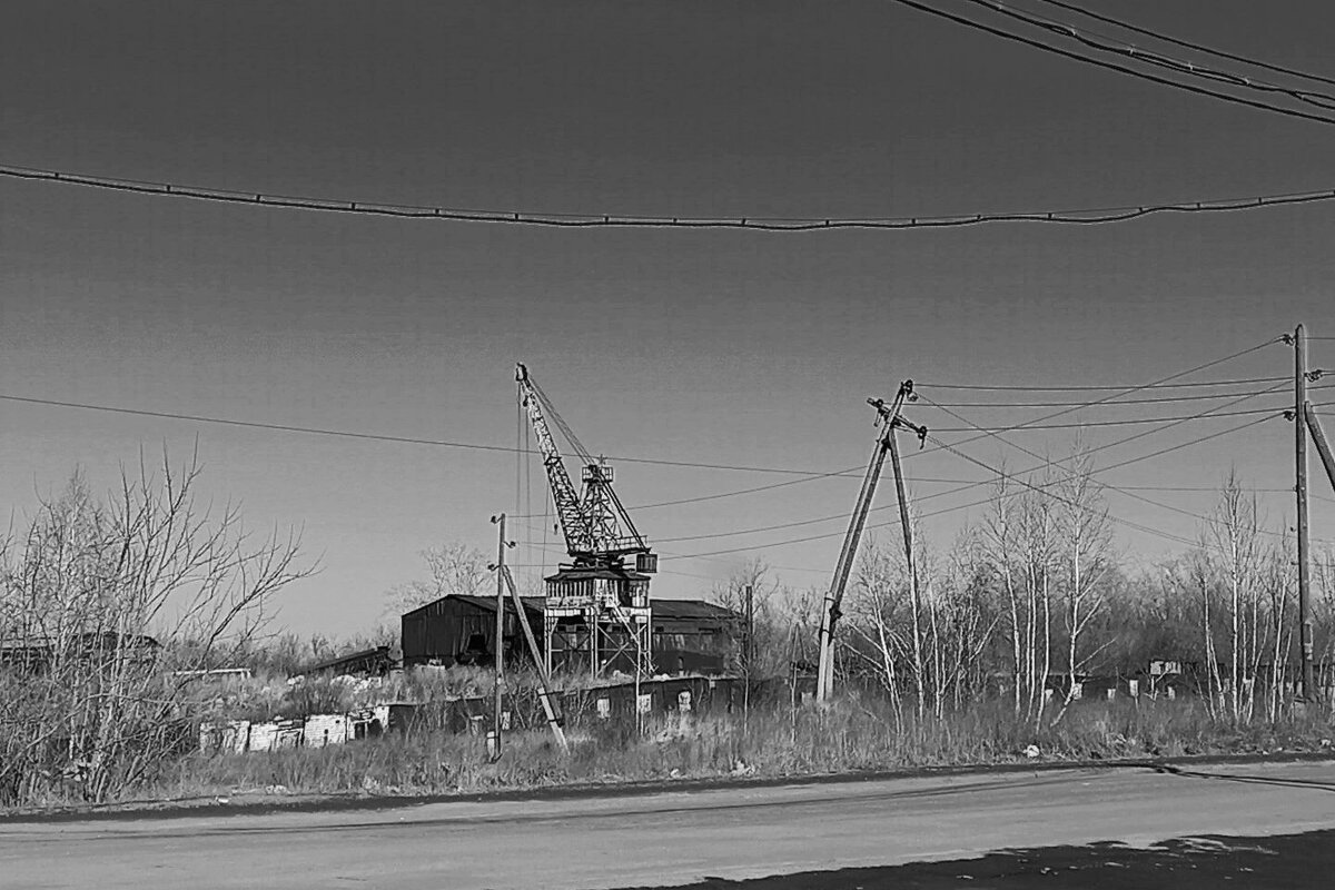 Ржавый шахтный кран. - Игорь Солдаткин