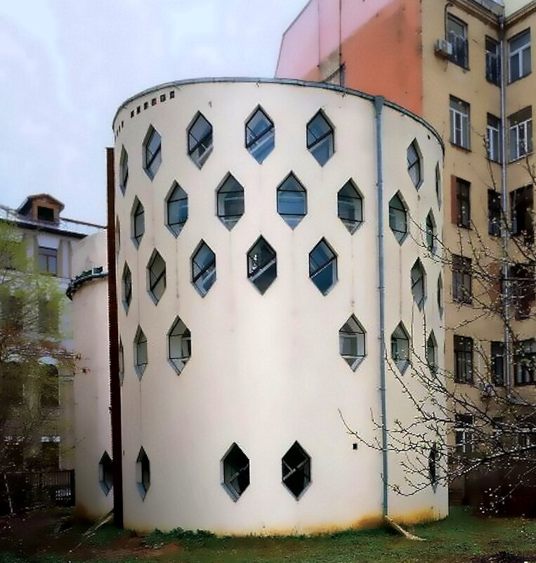 Прогулка по Москве.  Дом Мельникова. - Ольга Довженко