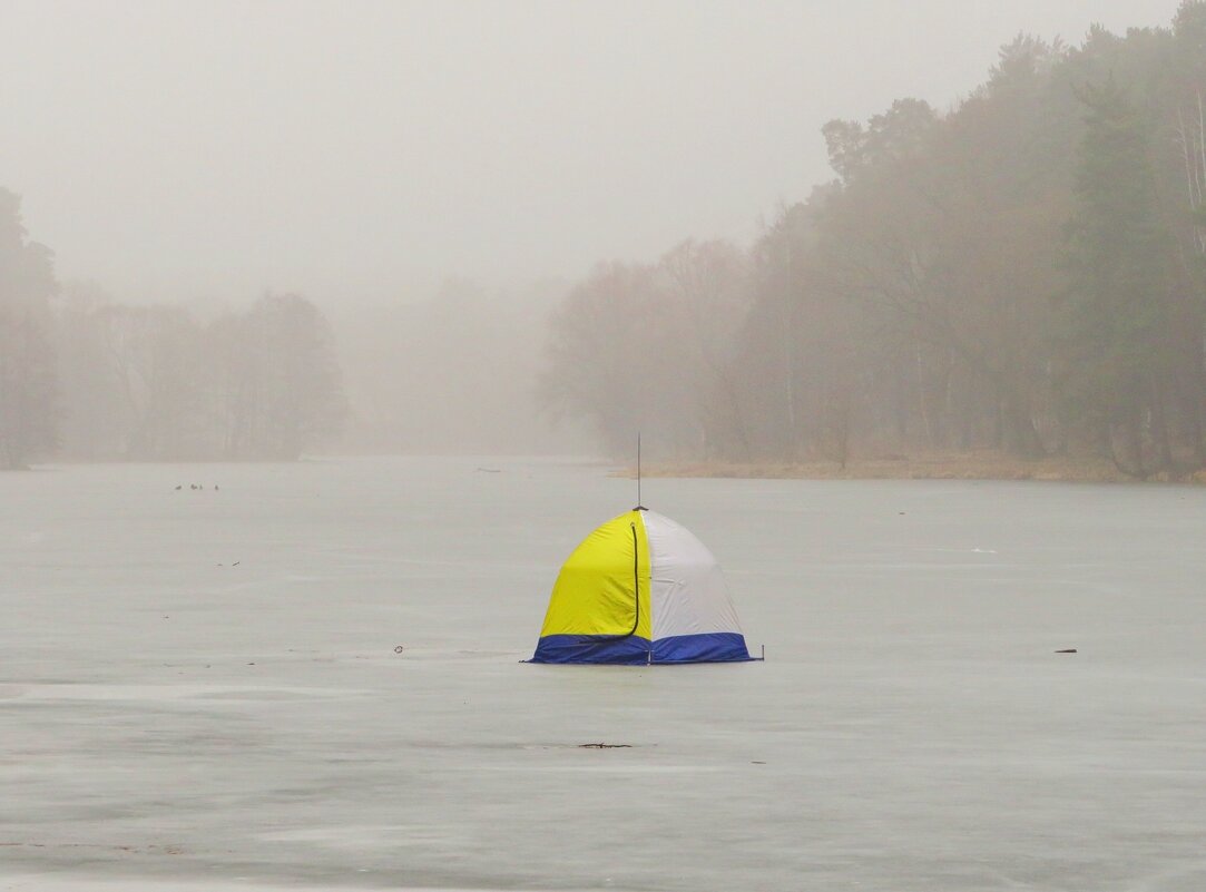 Палатка на туманном озере - Андрей Снегерёв Палатка на туманном озере - Андрей Снегерёв