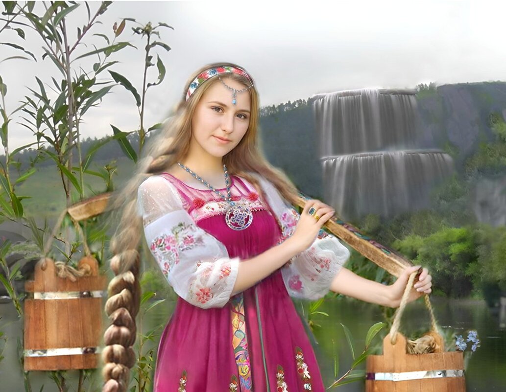 У реки Ингоды с коромыслом - Екатерина Панова