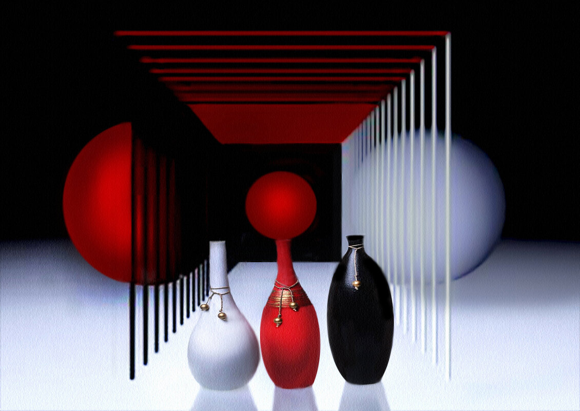 Натюрморт  в геометрии - Е.М. ***