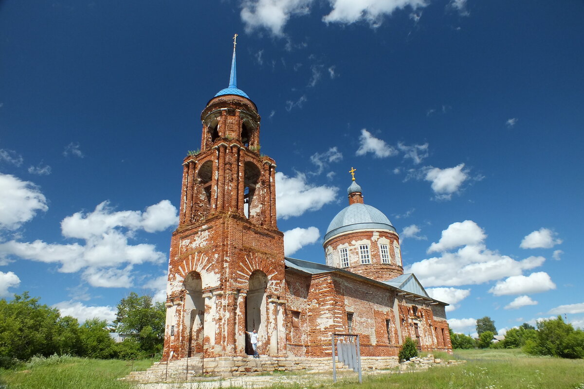 Церковь в селе Нижний Воргол 1822года постройки Елецкий район - Виктор Скаков Церковь в селе Нижний Воргол 1822года постройки Елецкий район - Виктор Скаков