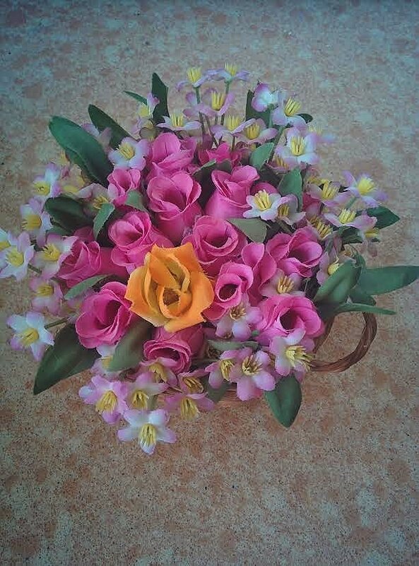 Букет искусственных цветов - Светлана Хращевская