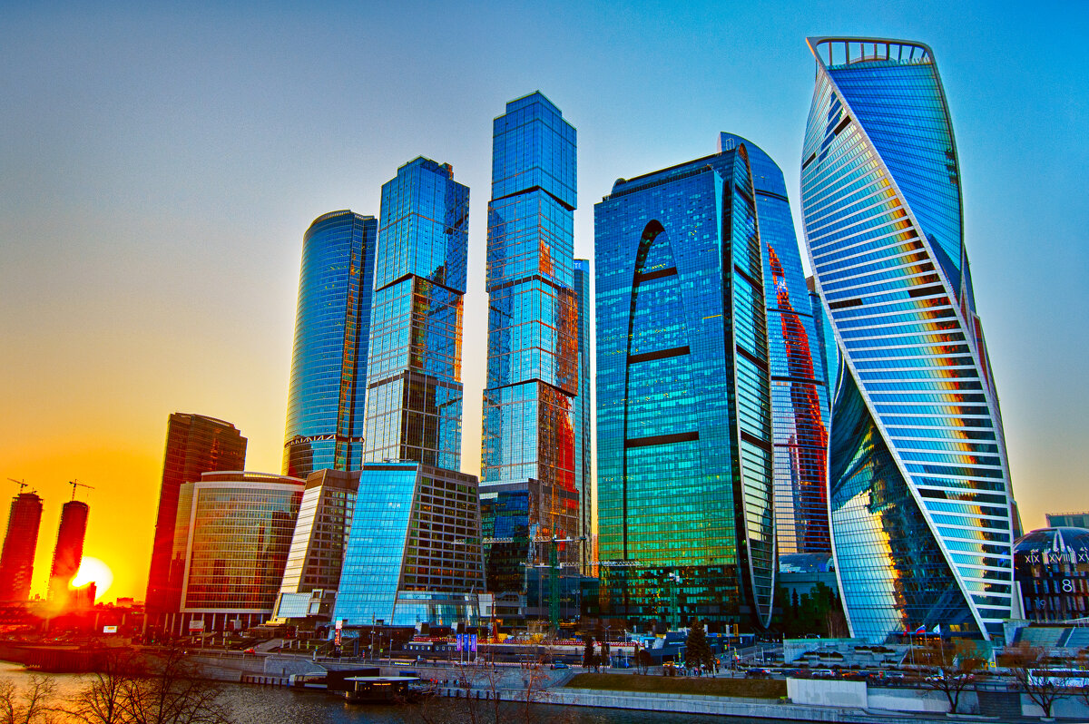 Москва Сити Закат - Валерий Серёгин