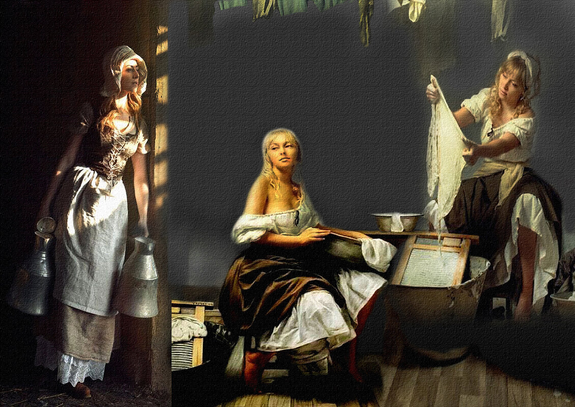 В  прачечной - Е.М. ***